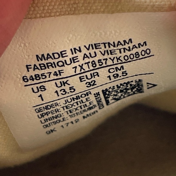 Converse Chuck Taylor All Star Shoreline Slip On youth girls size 1 - Picture 6 of 6